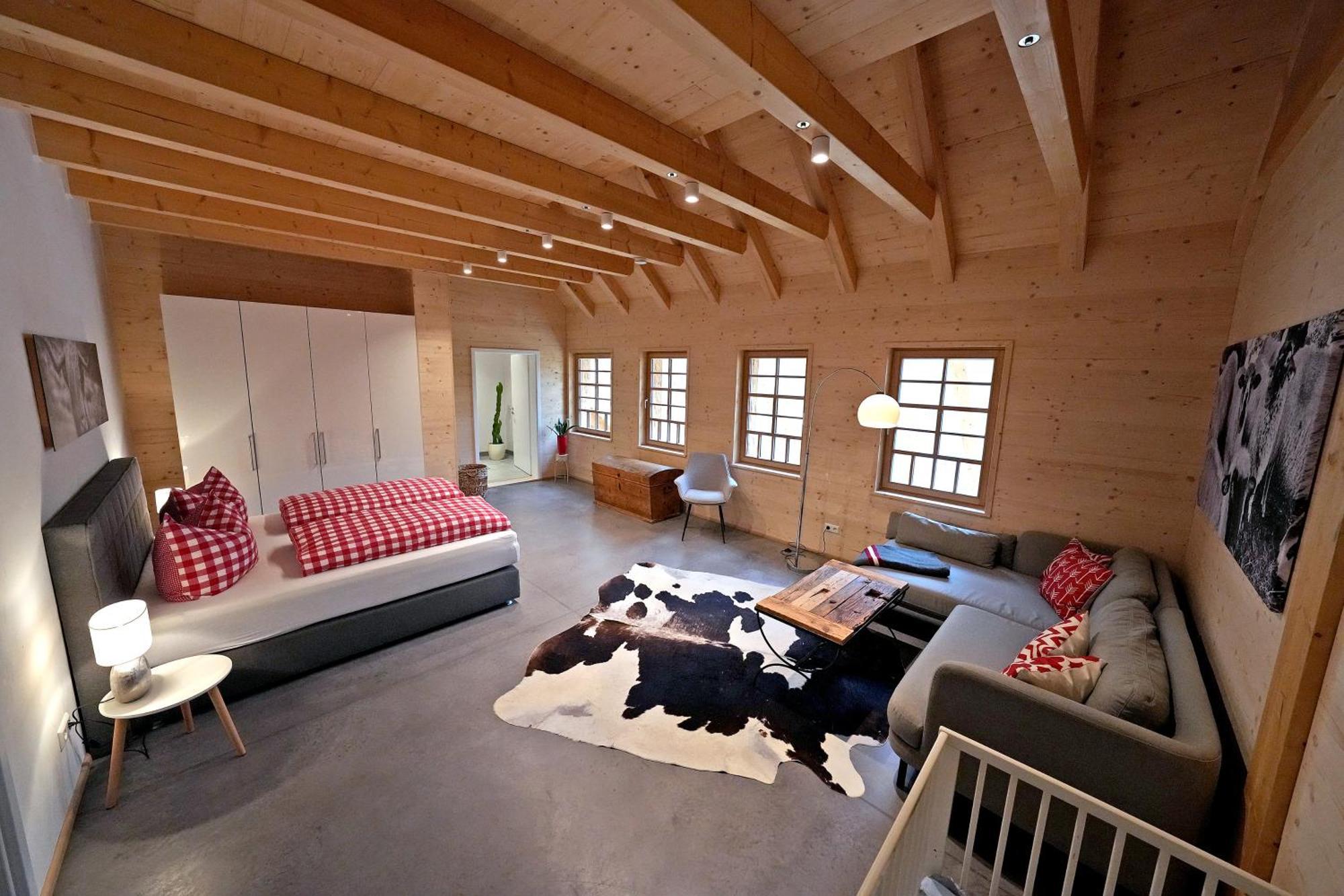 Ferienwohnung Im Loft-Style Mit Sauna Im Historischen Schwarzwaldhof Simonswald Exterior photo