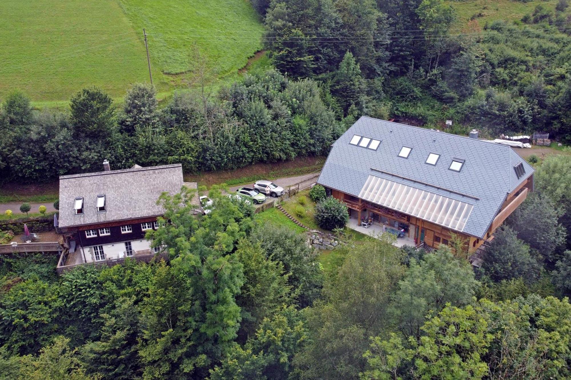 Ferienwohnung Im Loft-Style Mit Sauna Im Historischen Schwarzwaldhof Simonswald Exterior photo