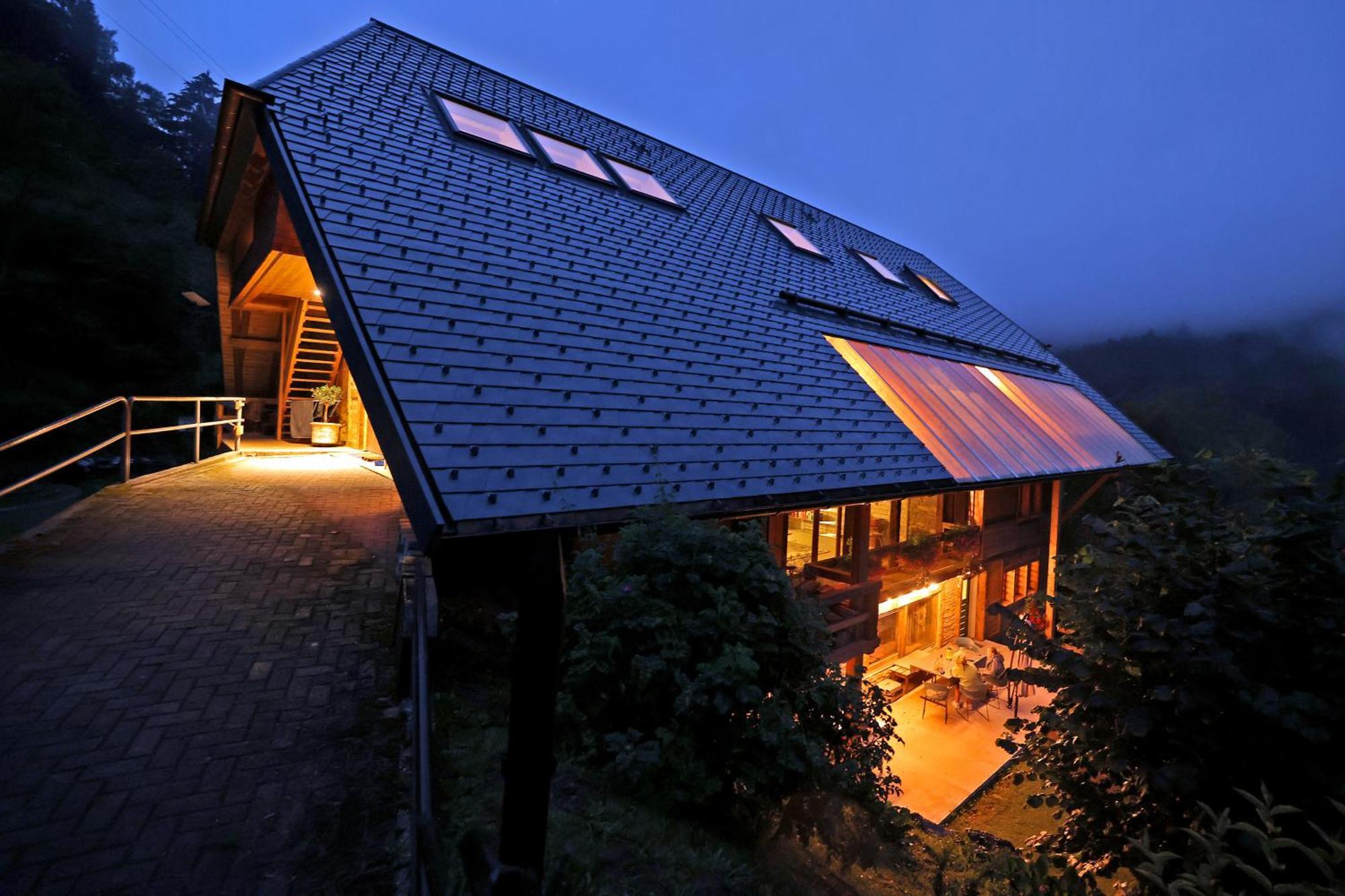 Ferienwohnung Im Loft-Style Mit Sauna Im Historischen Schwarzwaldhof Simonswald Exterior photo